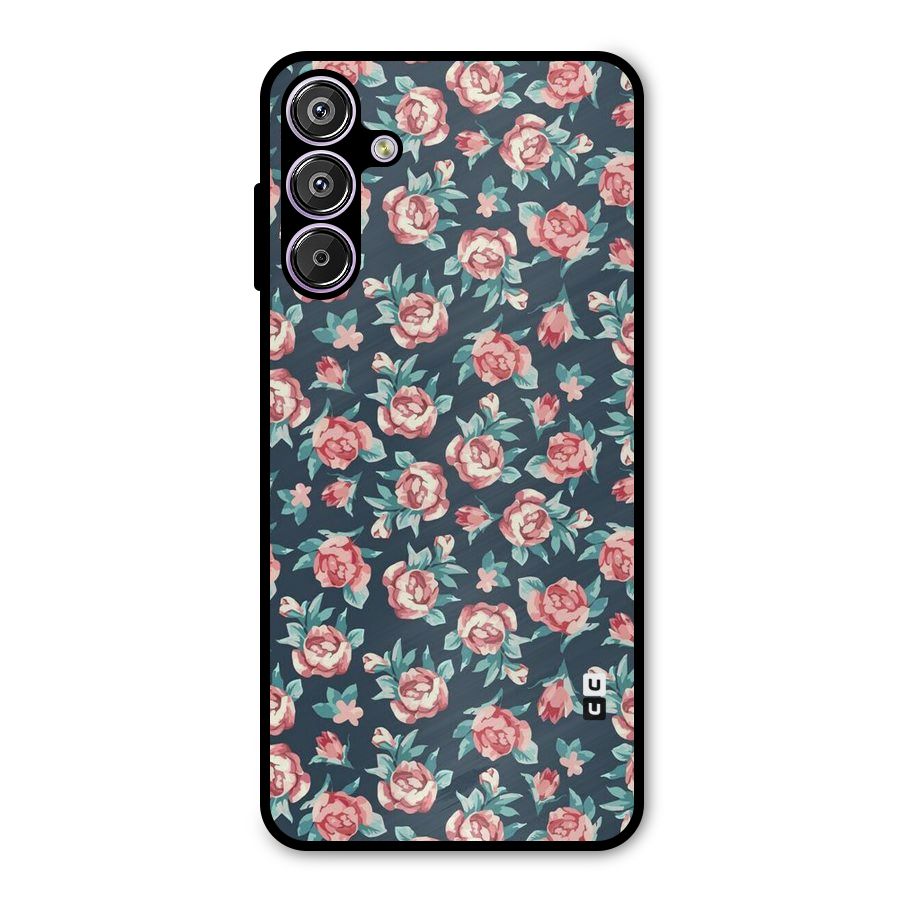 All Art Bloom Metal Back Case for Galaxy F15