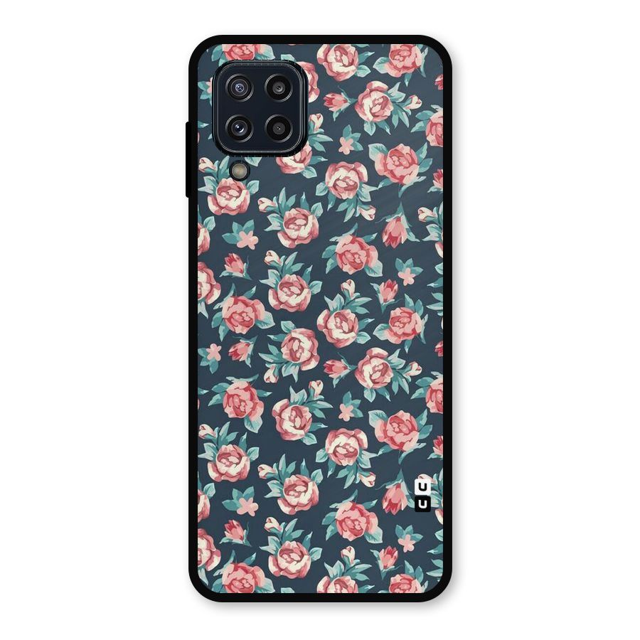 All Art Bloom Metal Back Case for Galaxy M32