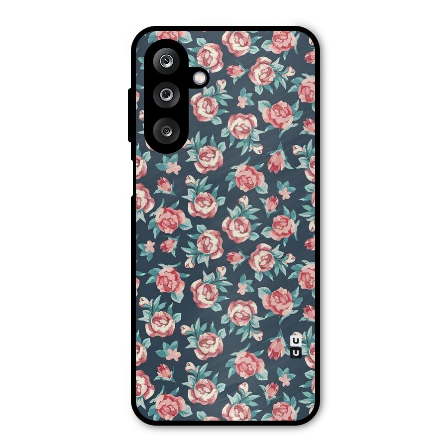 All Art Bloom Metal Back Case for Galaxy M36