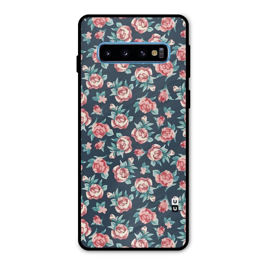 All Art Bloom Metal Back Case for Galaxy S10