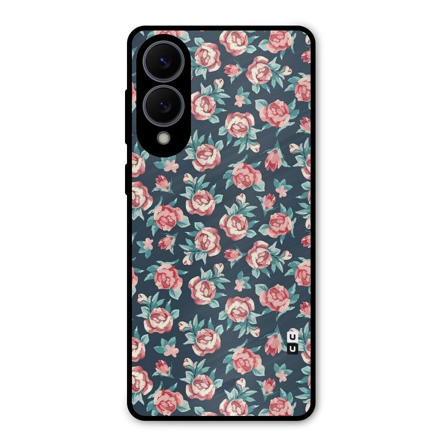 All Art Bloom Metal Back Case for Galaxy S25 Edge