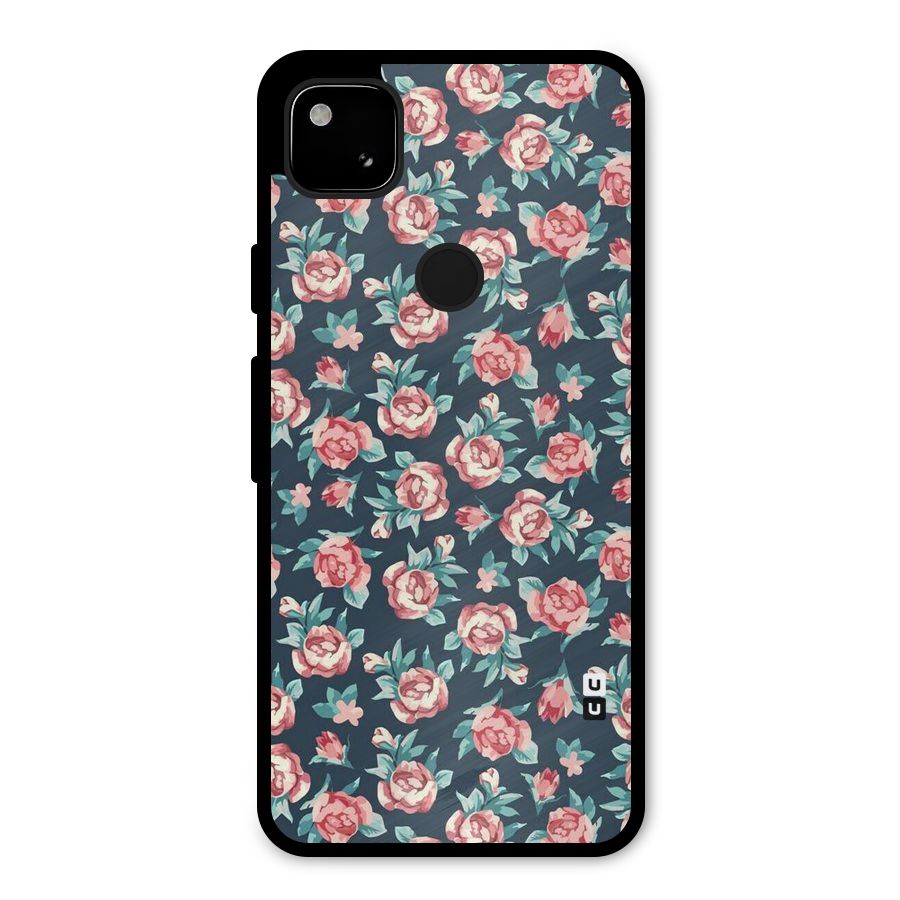 All Art Bloom Metal Back Case for Google Pixel 4a