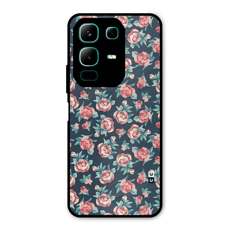 All Art Bloom Metal Back Case for Infinix Note 50x