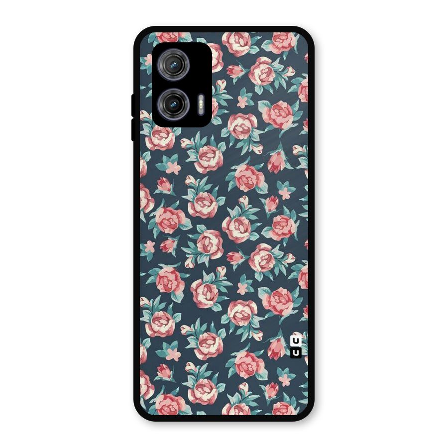 All Art Bloom Metal Back Case for Moto G73