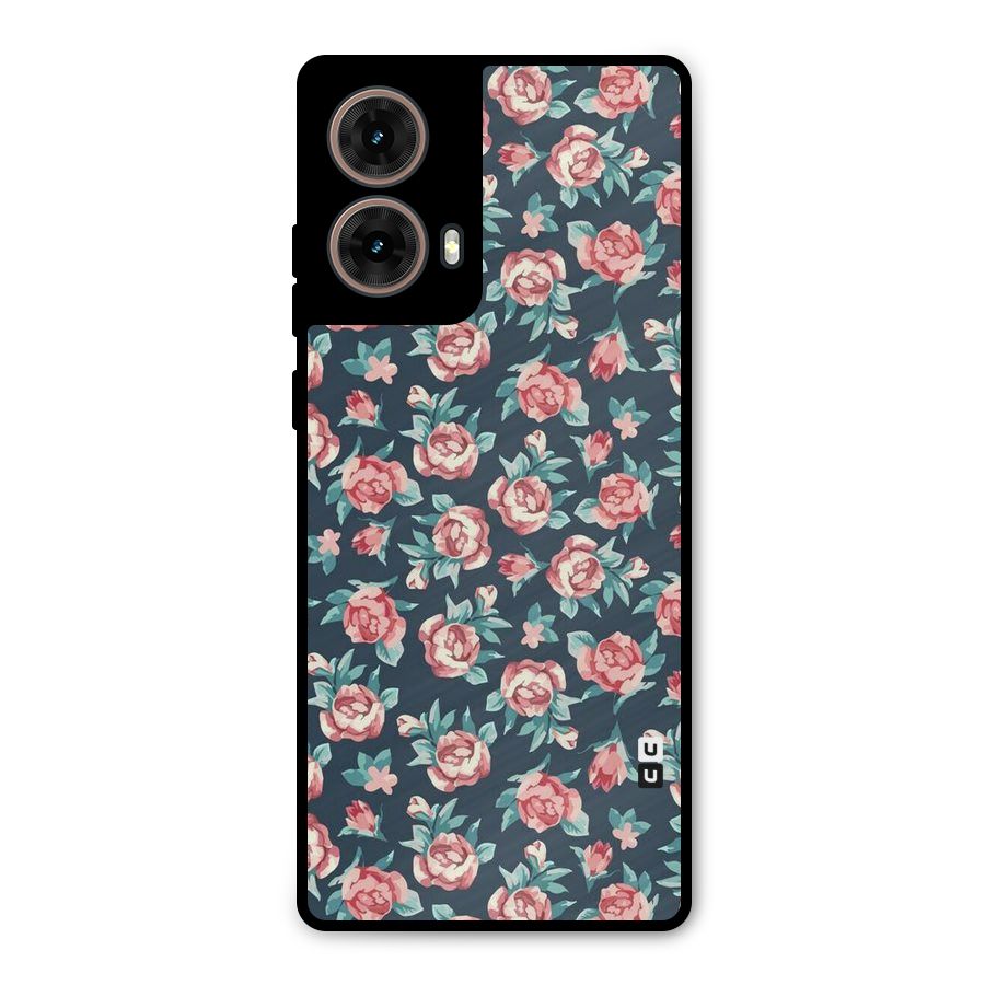 All Art Bloom Metal Back Case for Moto G85