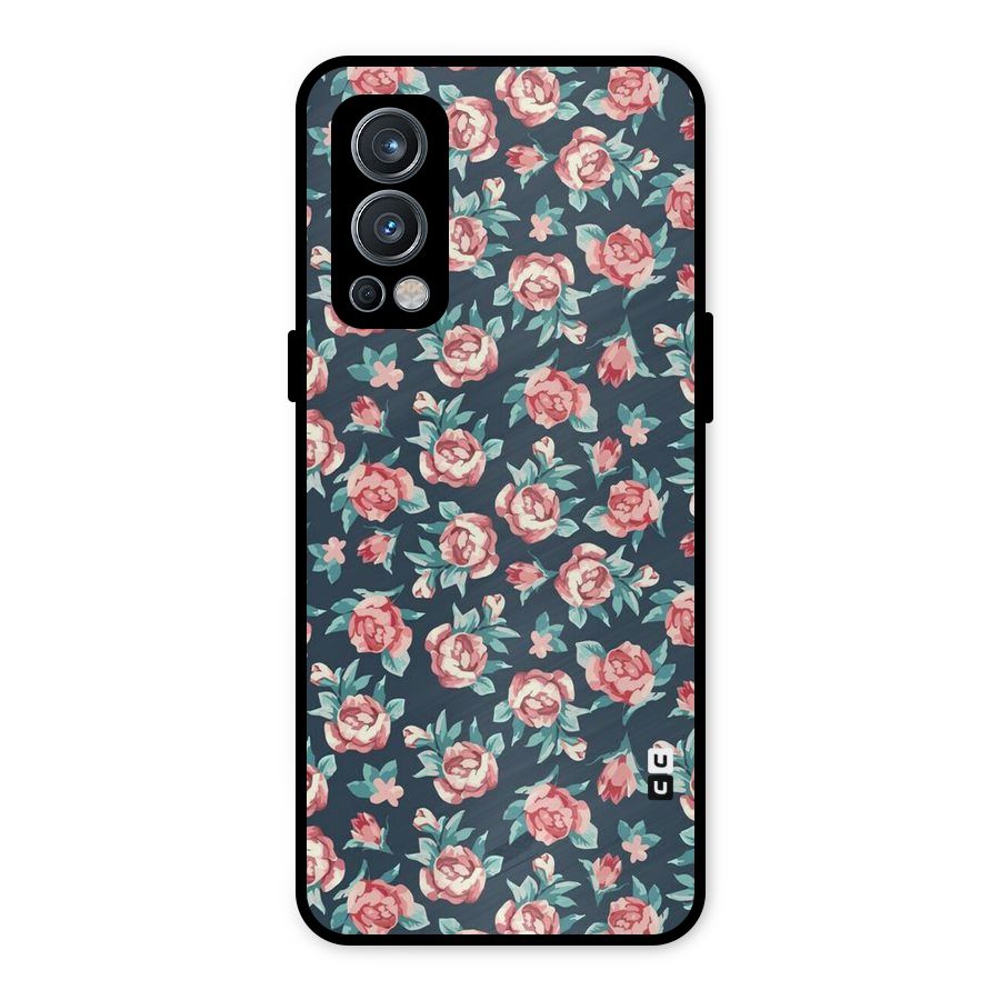 All Art Bloom Metal Back Case for OnePlus Nord 2 5G