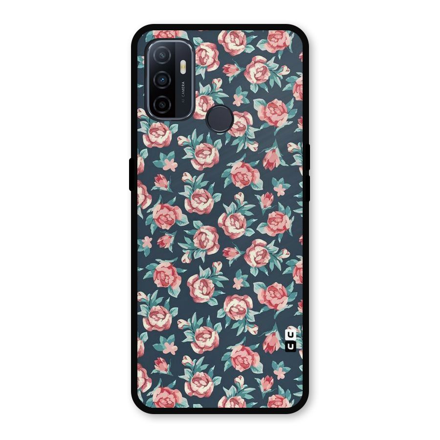 All Art Bloom Metal Back Case for Oppo A53