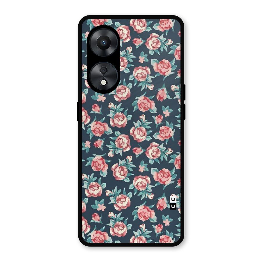 All Art Bloom Metal Back Case for Oppo A78