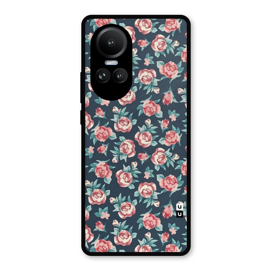 All Art Bloom Metal Back Case for Oppo Reno10