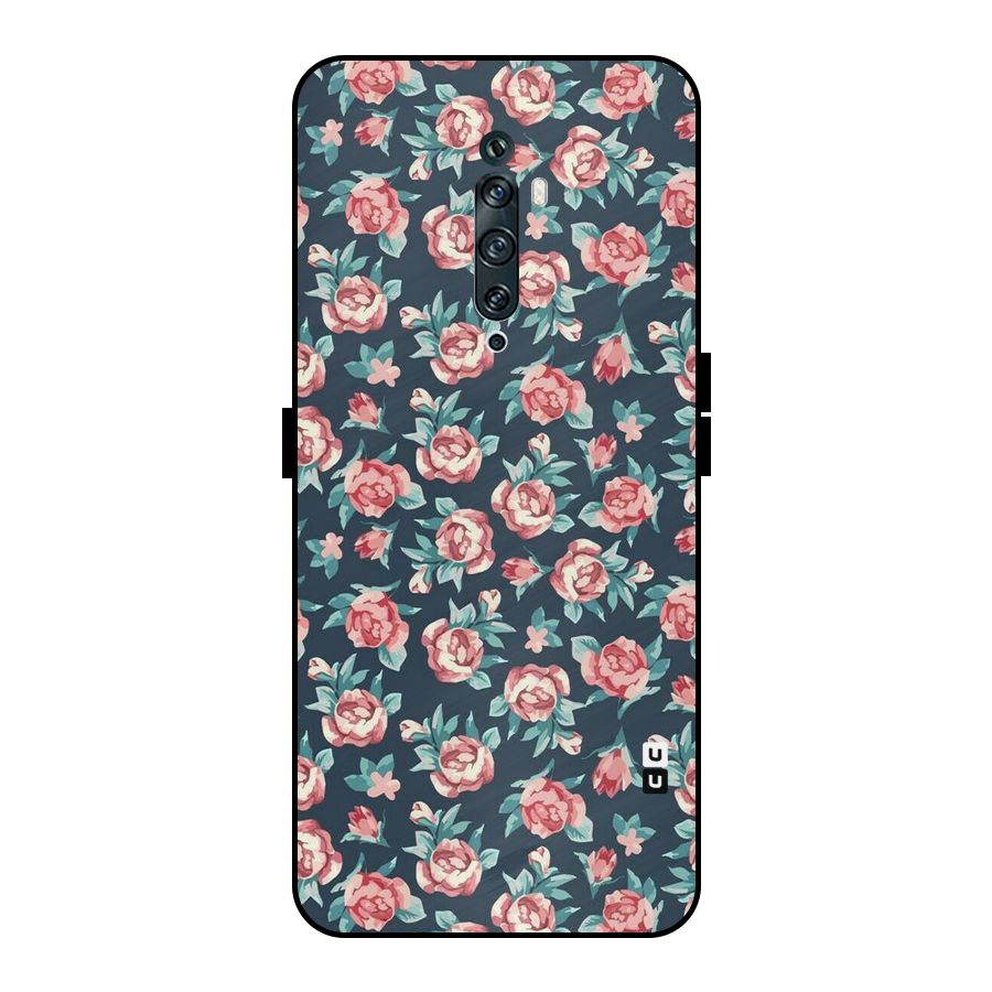 All Art Bloom Metal Back Case for Oppo Reno2 Z