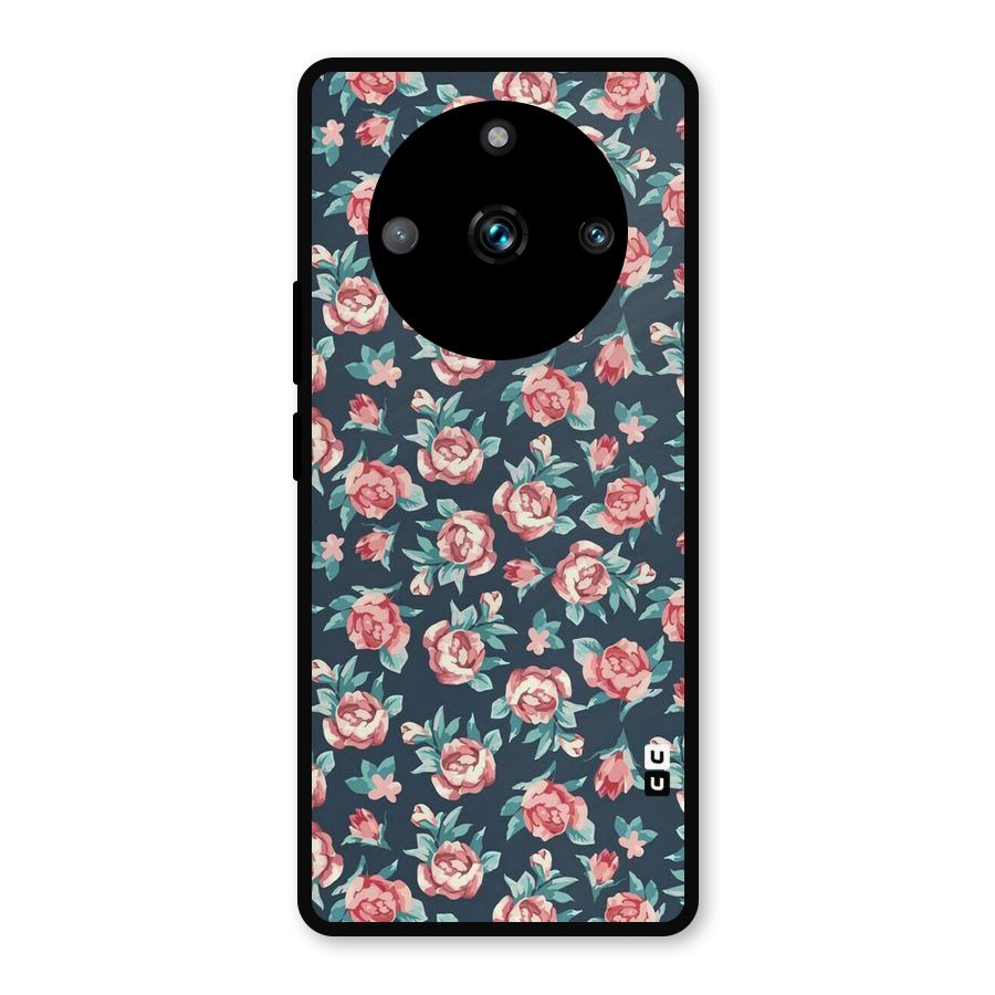 All Art Bloom Metal Back Case for Realme 11 Pro Plus