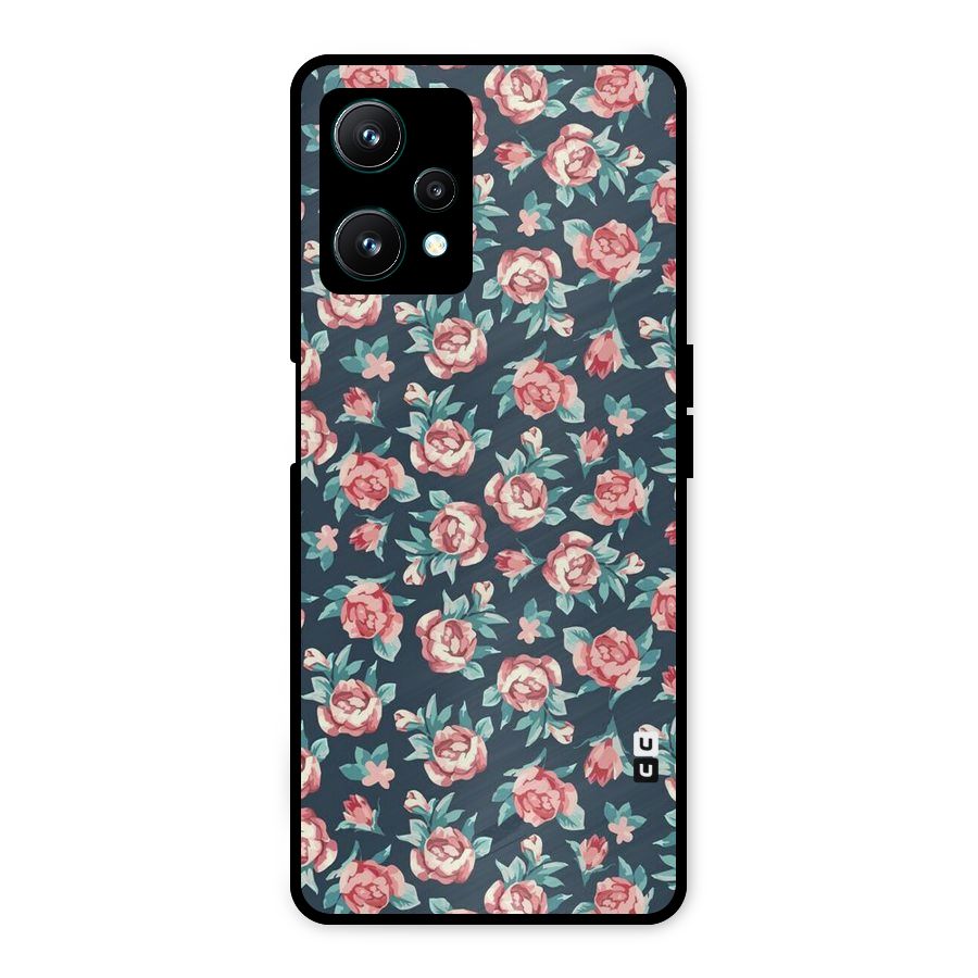 All Art Bloom Metal Back Case for Realme 9 Pro 5G