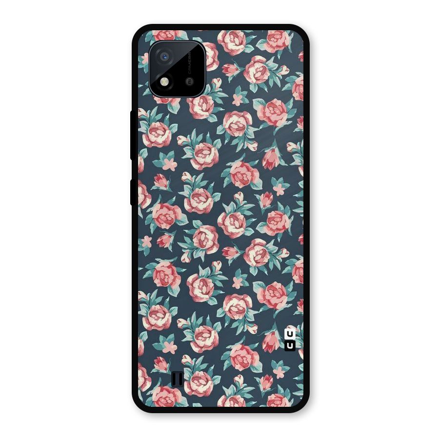 All Art Bloom Metal Back Case for Realme C11 2021