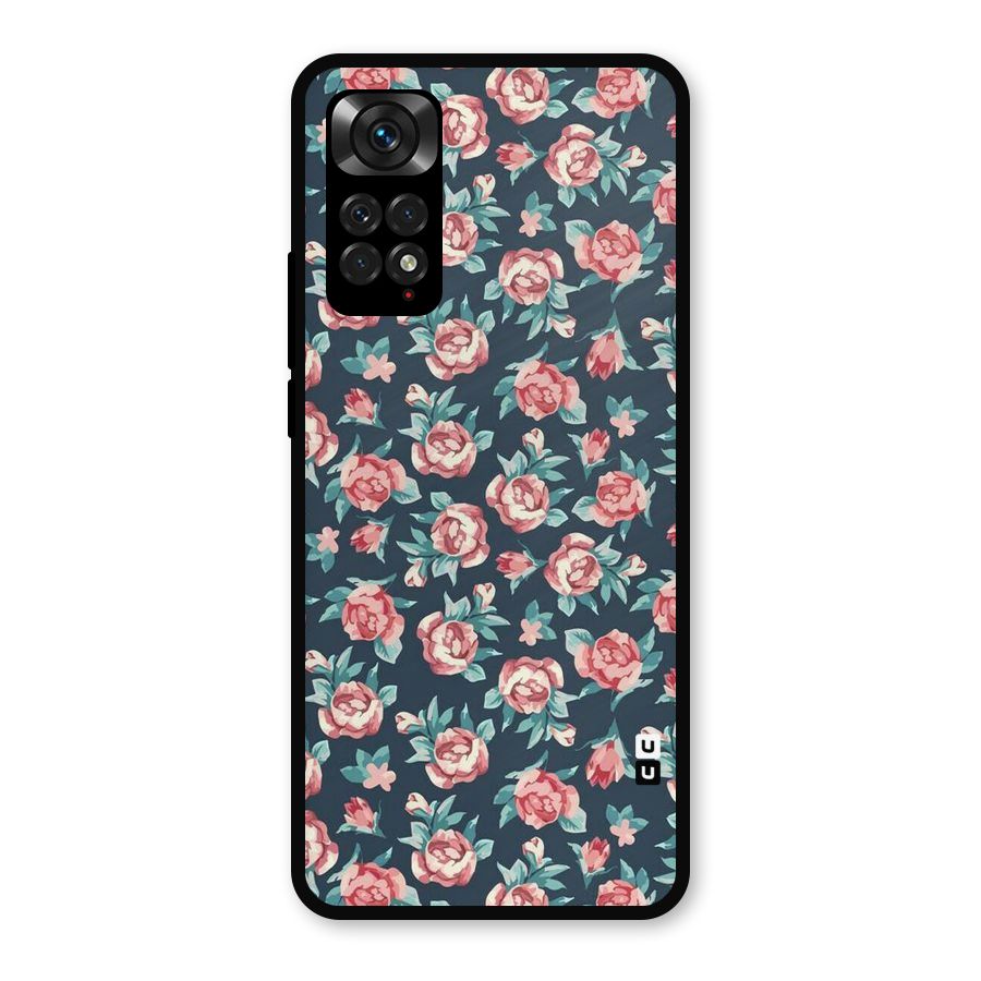 All Art Bloom Metal Back Case for Redmi Note 11s
