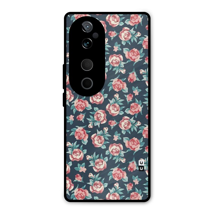All Art Bloom Metal Back Case for Vivo T3 Ultra