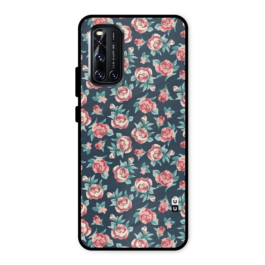 All Art Bloom Metal Back Case for Vivo V19
