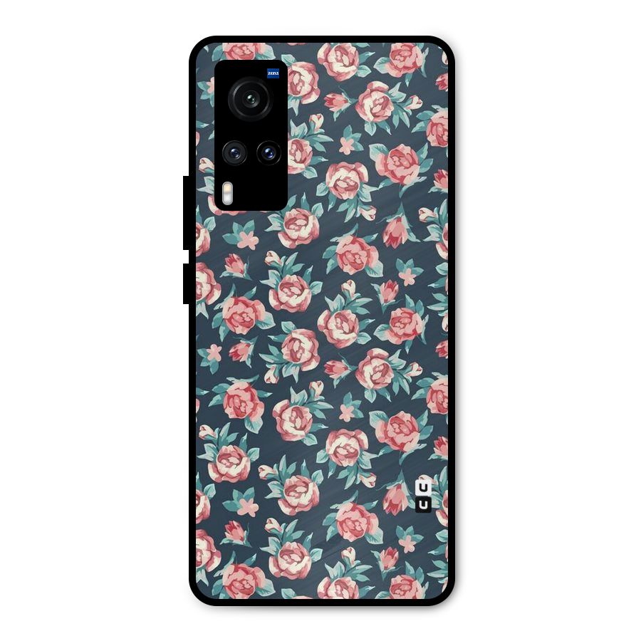 All Art Bloom Metal Back Case for Vivo X60