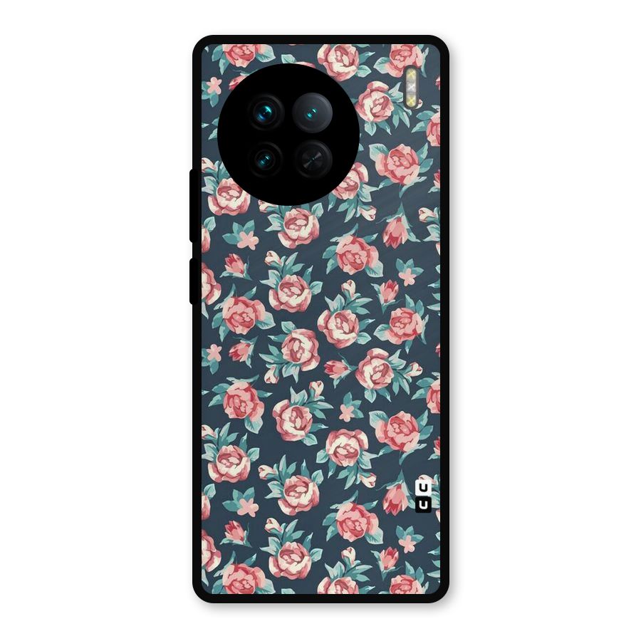 All Art Bloom Metal Back Case for Vivo X90