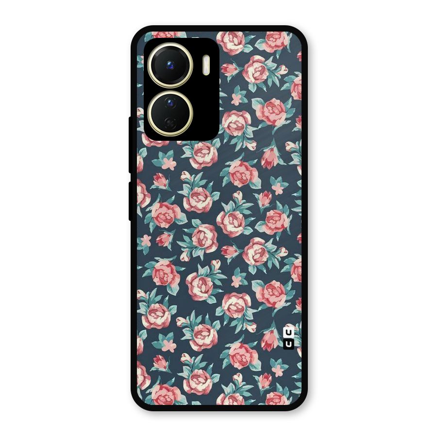 All Art Bloom Metal Back Case for Vivo Y16