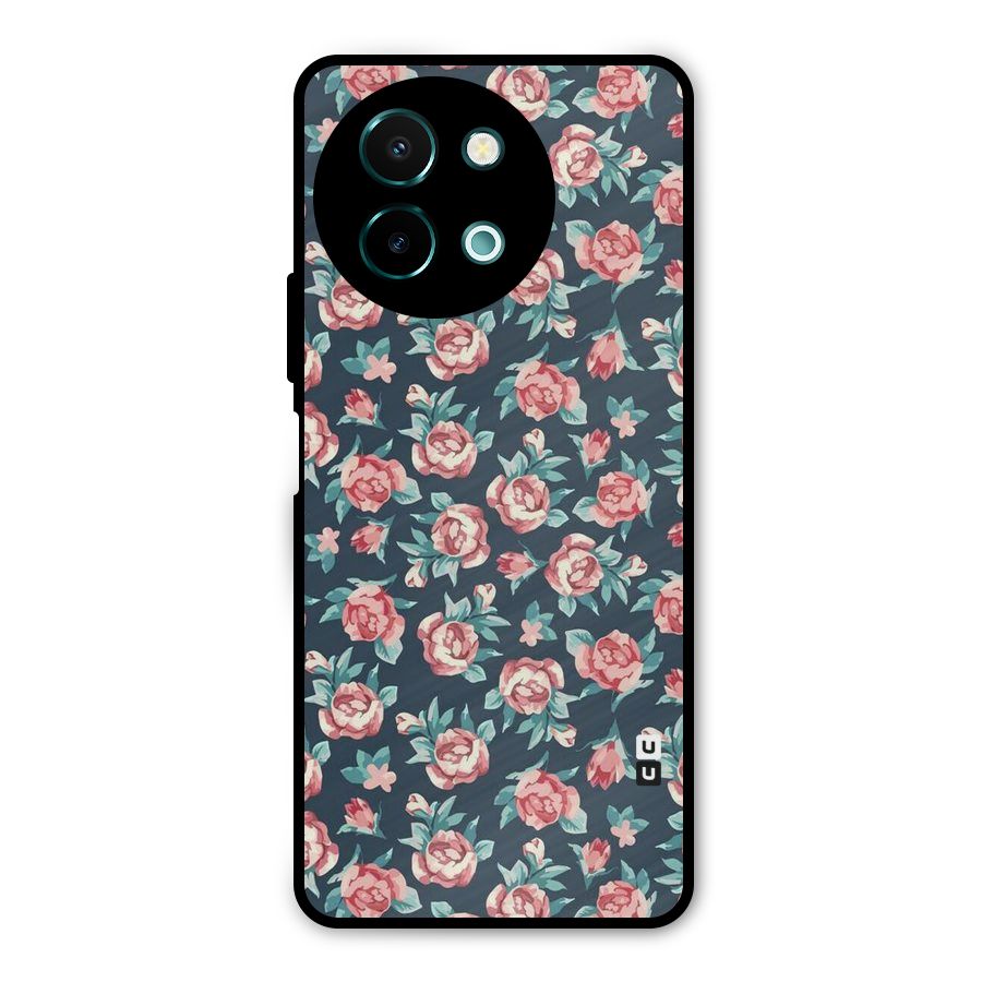 All Art Bloom Metal Back Case for Vivo Y58