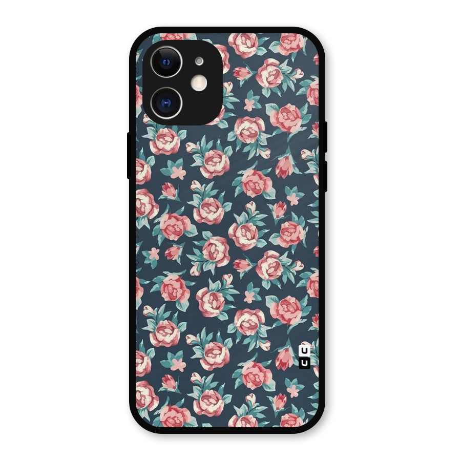 All Art Bloom Metal Back Case for iPhone 12