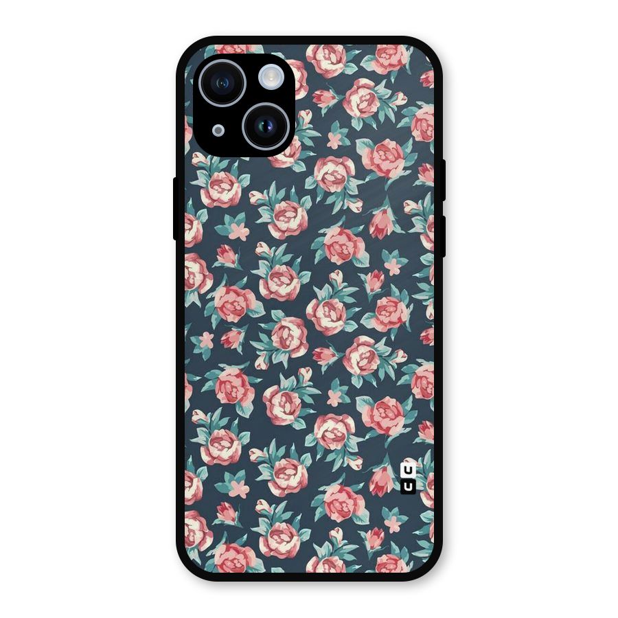 All Art Bloom Metal Back Case for iPhone 14