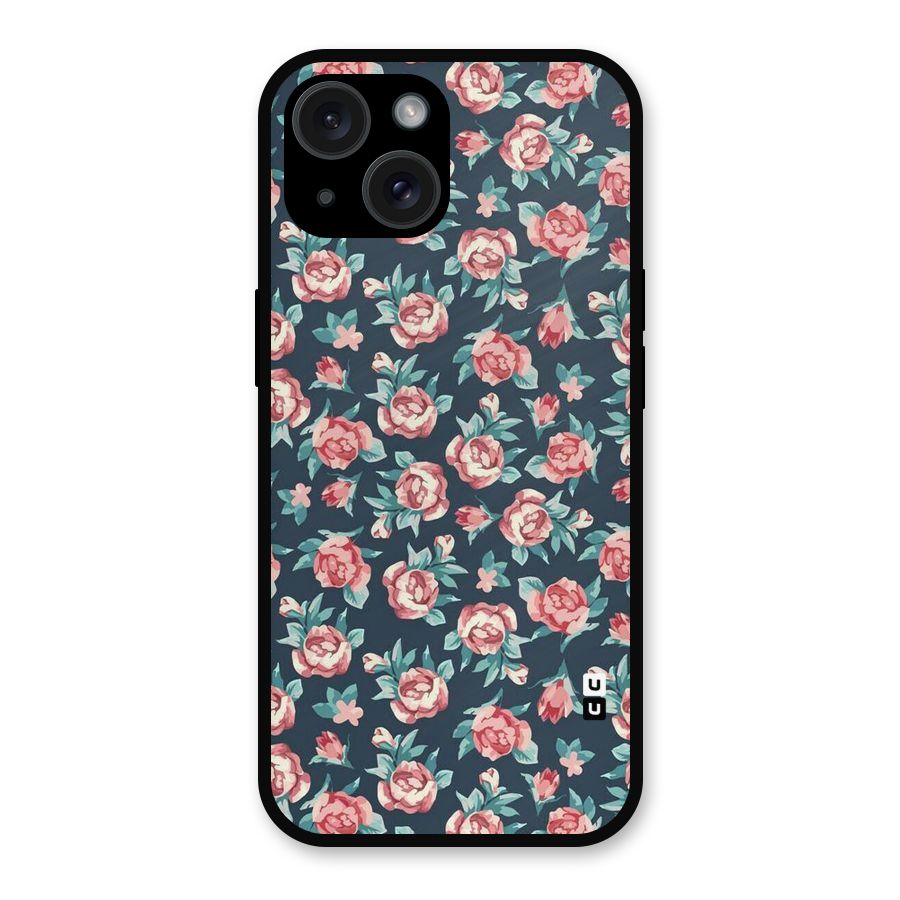 All Art Bloom Metal Back Case for iPhone 15