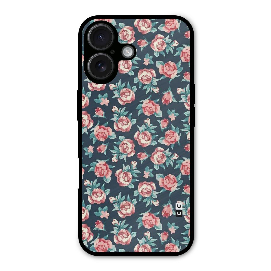 All Art Bloom Metal Back Case for iPhone 16