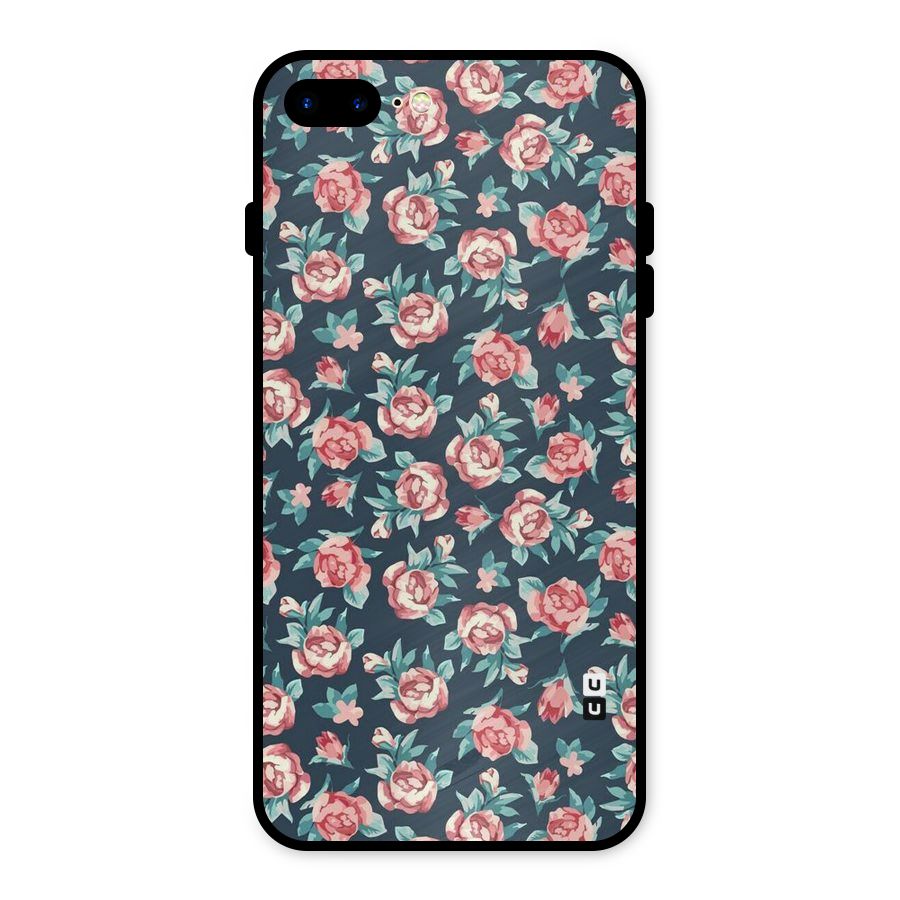 All Art Bloom Metal Back Case for iPhone 8 Plus