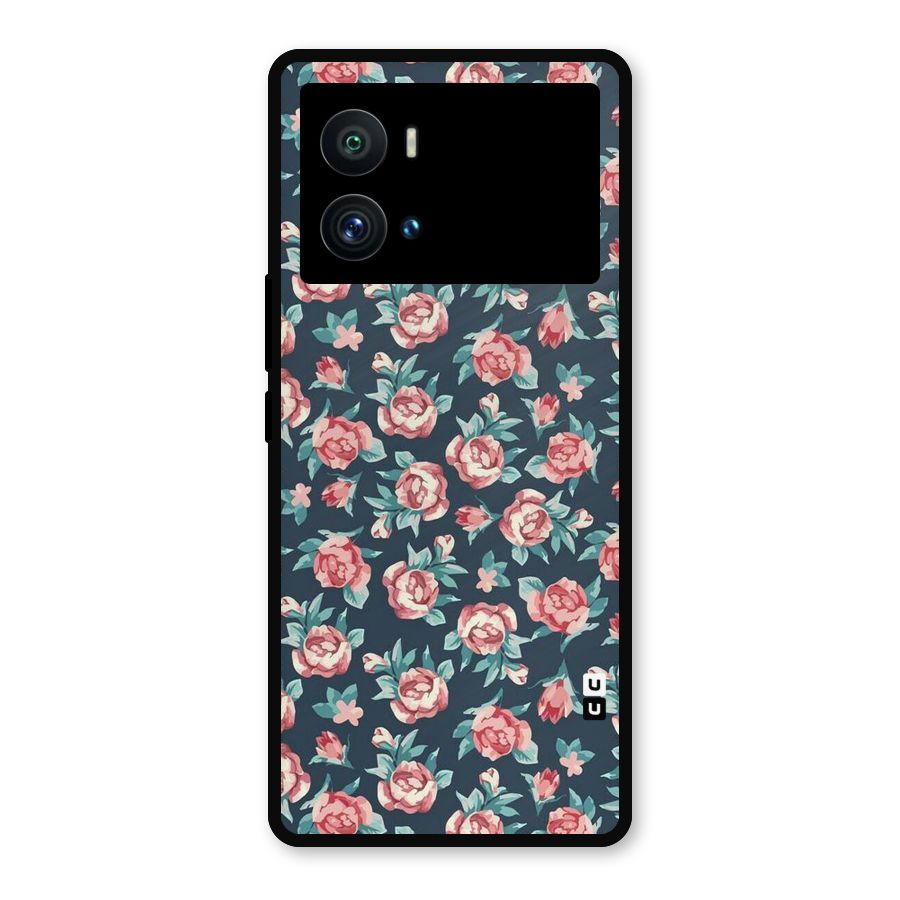 All Art Bloom Metal Back Case for iQOO 9 Pro