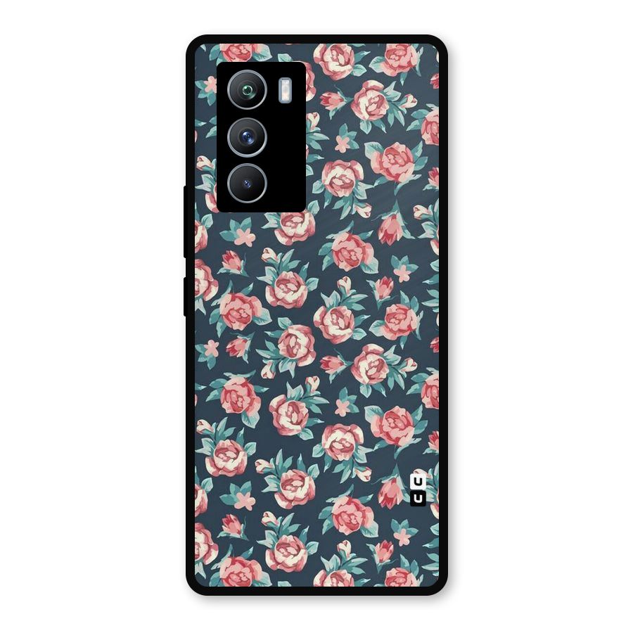 All Art Bloom Metal Back Case for iQOO 9 SE