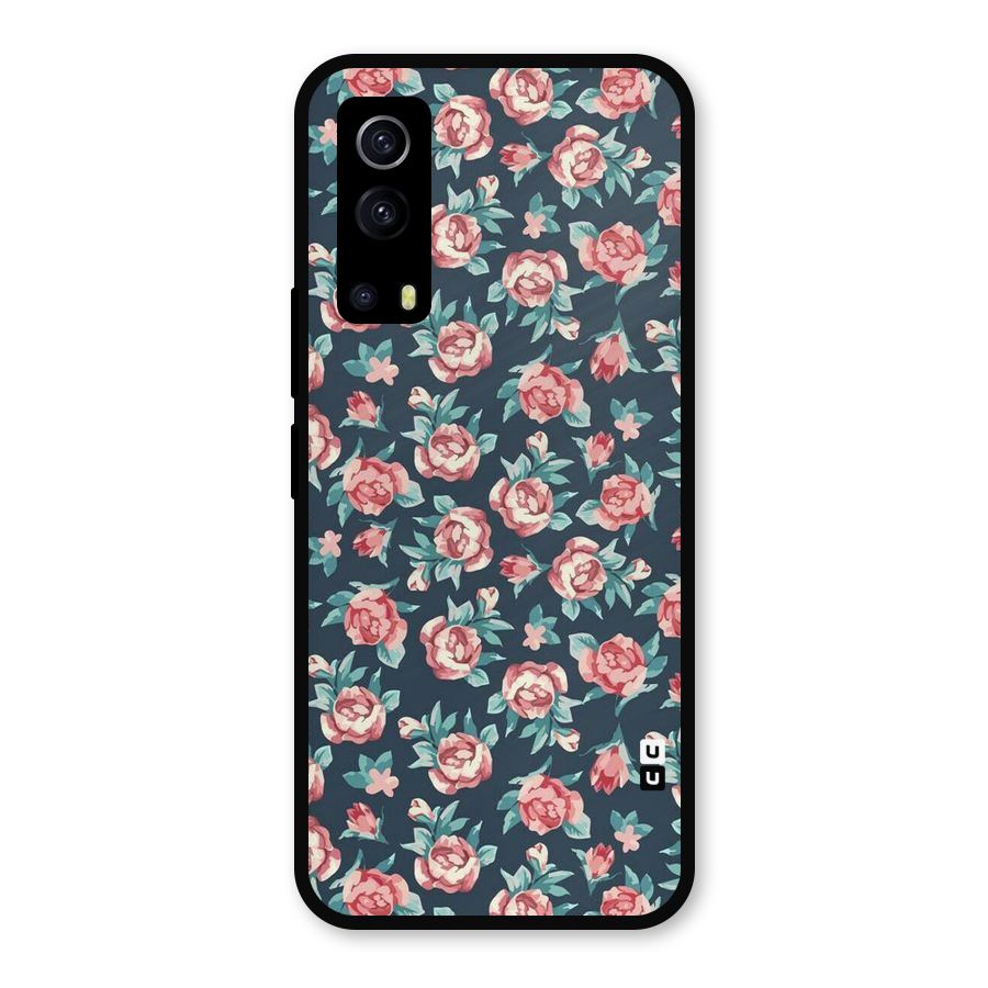 All Art Bloom Metal Back Case for iQOO Z3