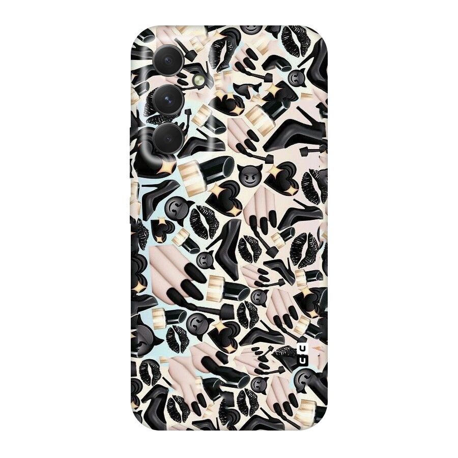 All Black Love Original Polycarbonate Back Case for Galaxy A54