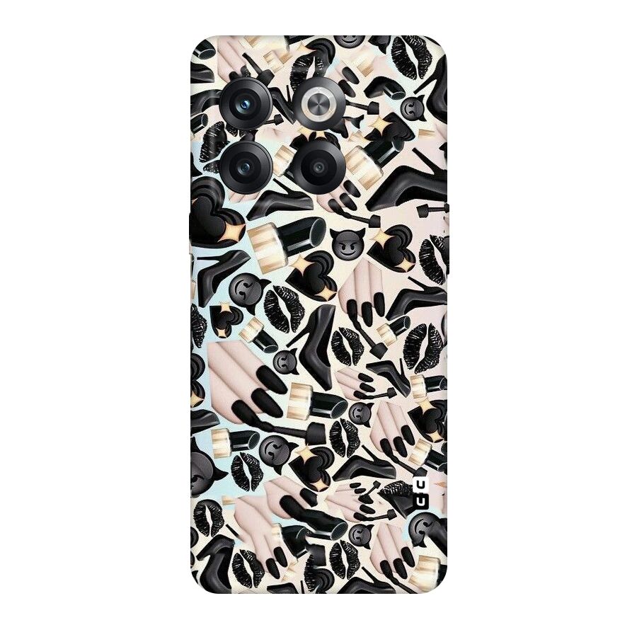 All Black Love Original Polycarbonate Back Case for OnePlus 10T