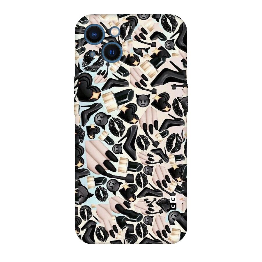 All Black Love Original Polycarbonate Back Case for iPhone 13