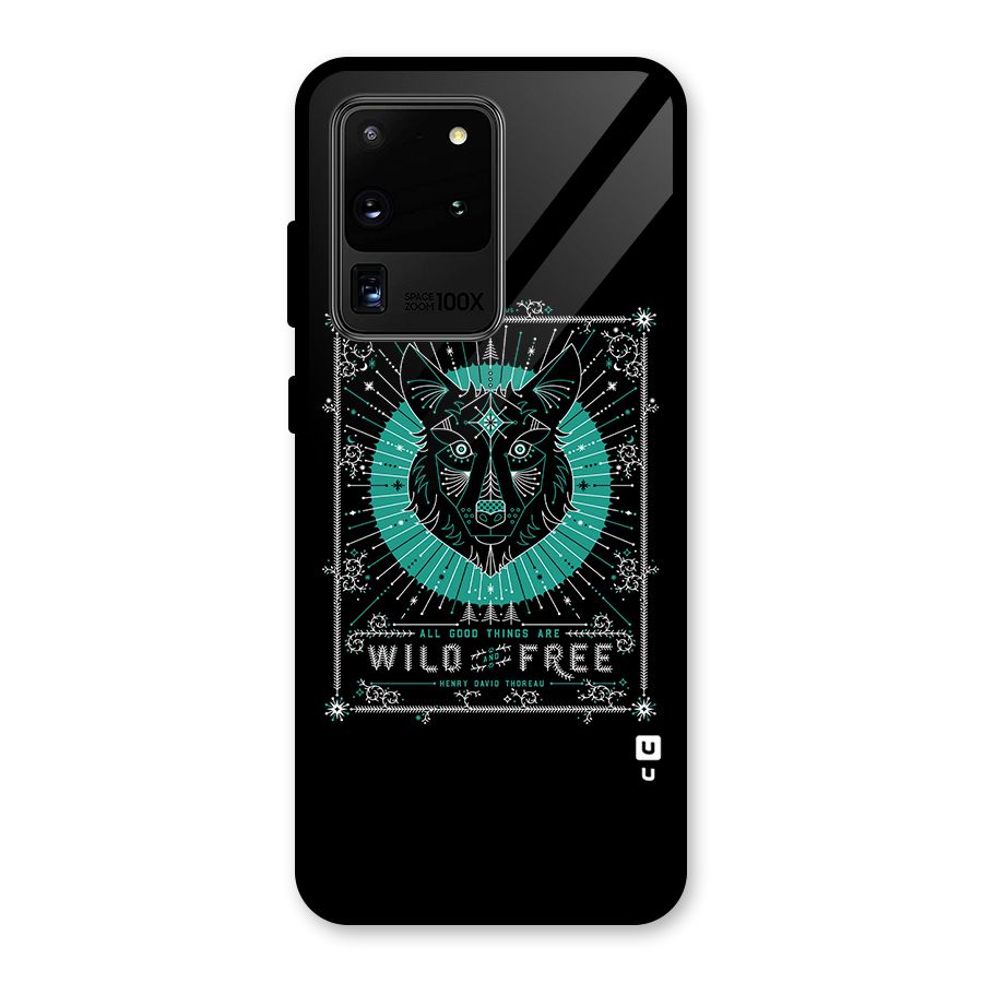 All Good Things Wild and Free Glass Back Case for Galaxy S20 Ultra
