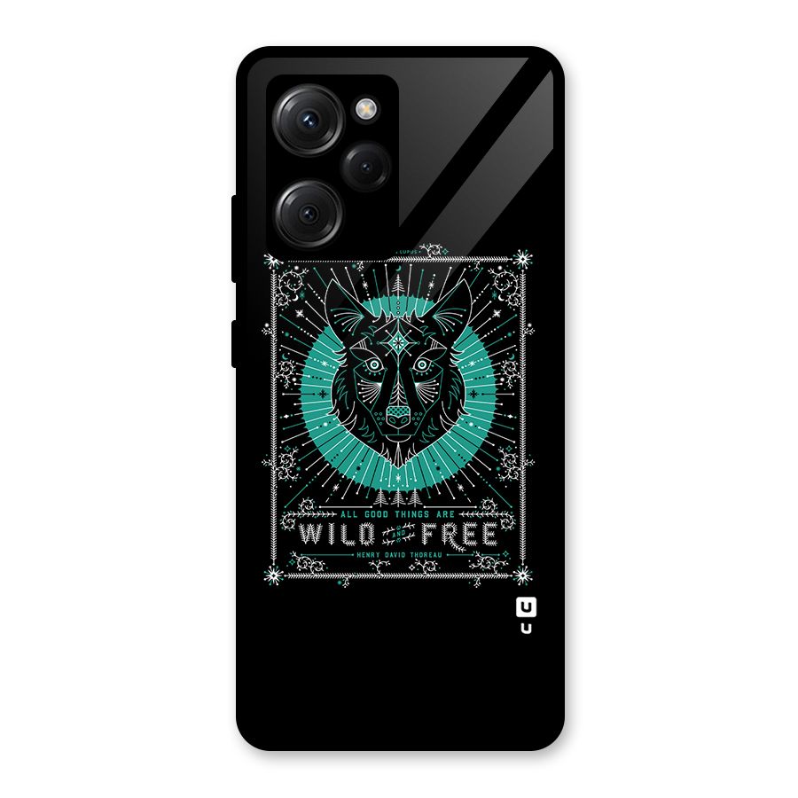 All Good Things Wild and Free Glass Back Case for Poco X5 Pro