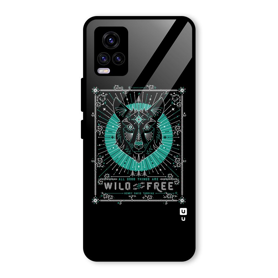 All Good Things Wild and Free Glass Back Case for Vivo V20 2021