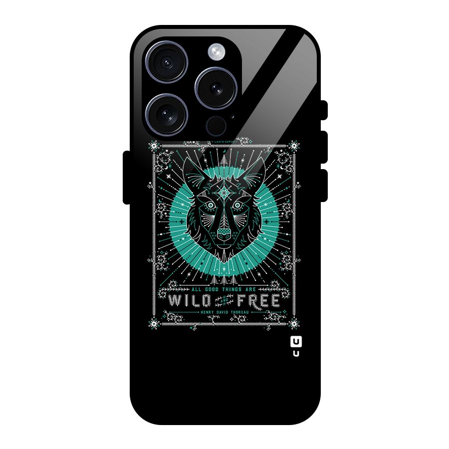 All Good Things Wild and Free Glass Back Case for iPhone 15 Pro
