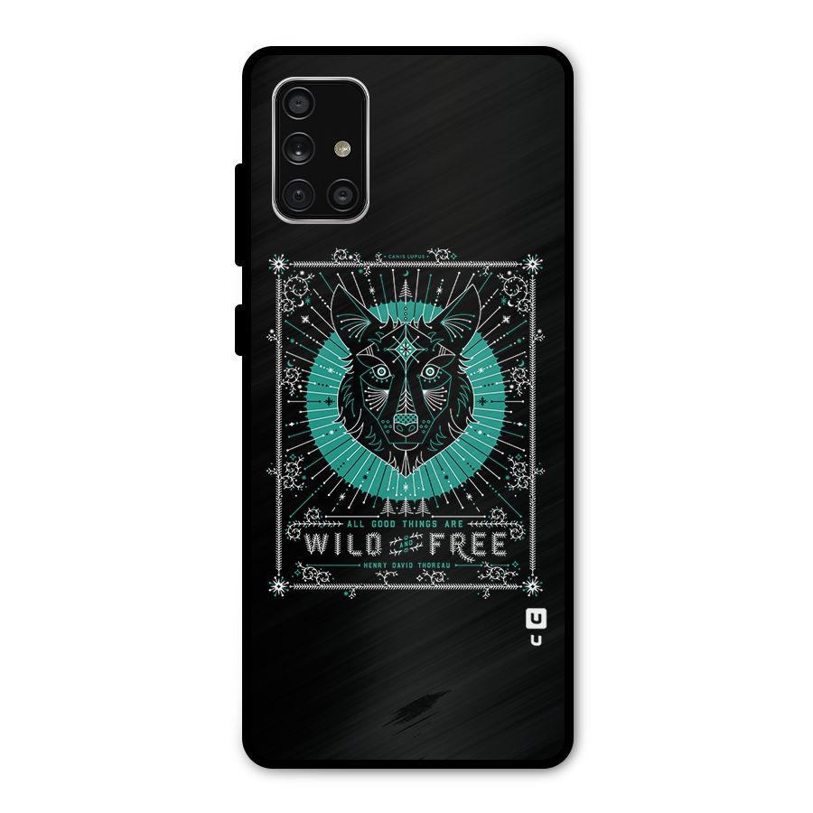 All Good Things Wild and Free Metal Back Case for Galaxy A71