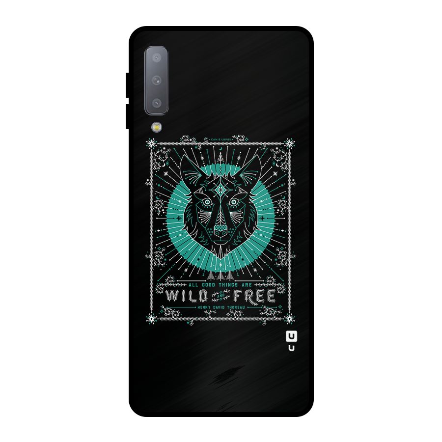 All Good Things Wild and Free Metal Back Case for Galaxy A7 (2018)