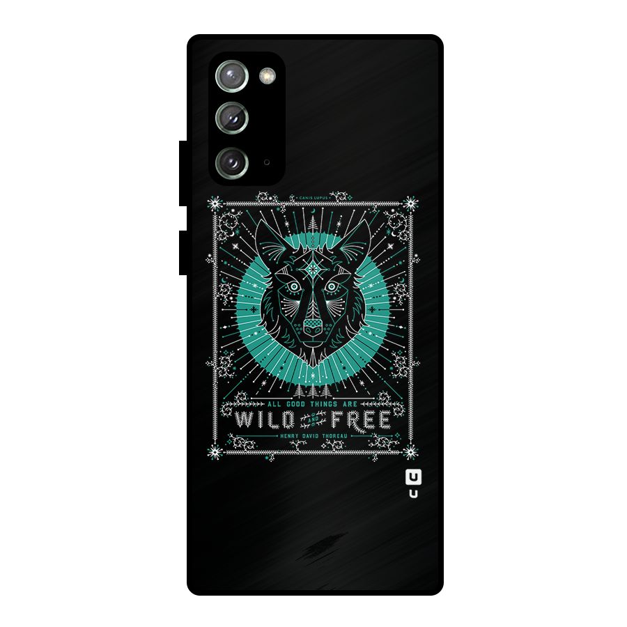 All Good Things Wild and Free Metal Back Case for Galaxy Note 20