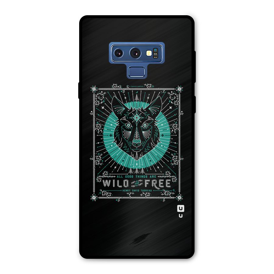 All Good Things Wild and Free Metal Back Case for Galaxy Note 9
