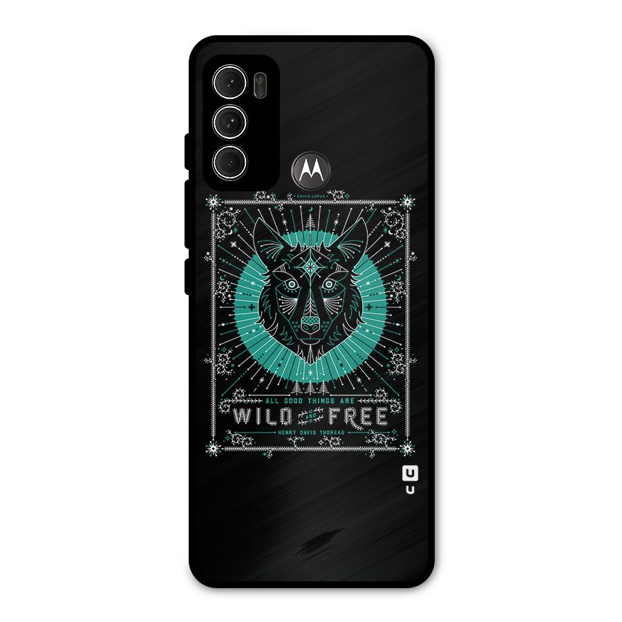 All Good Things Wild and Free Metal Back Case for Moto G60