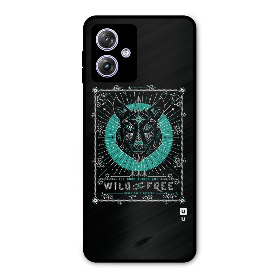 All Good Things Wild and Free Metal Back Case for Moto G64