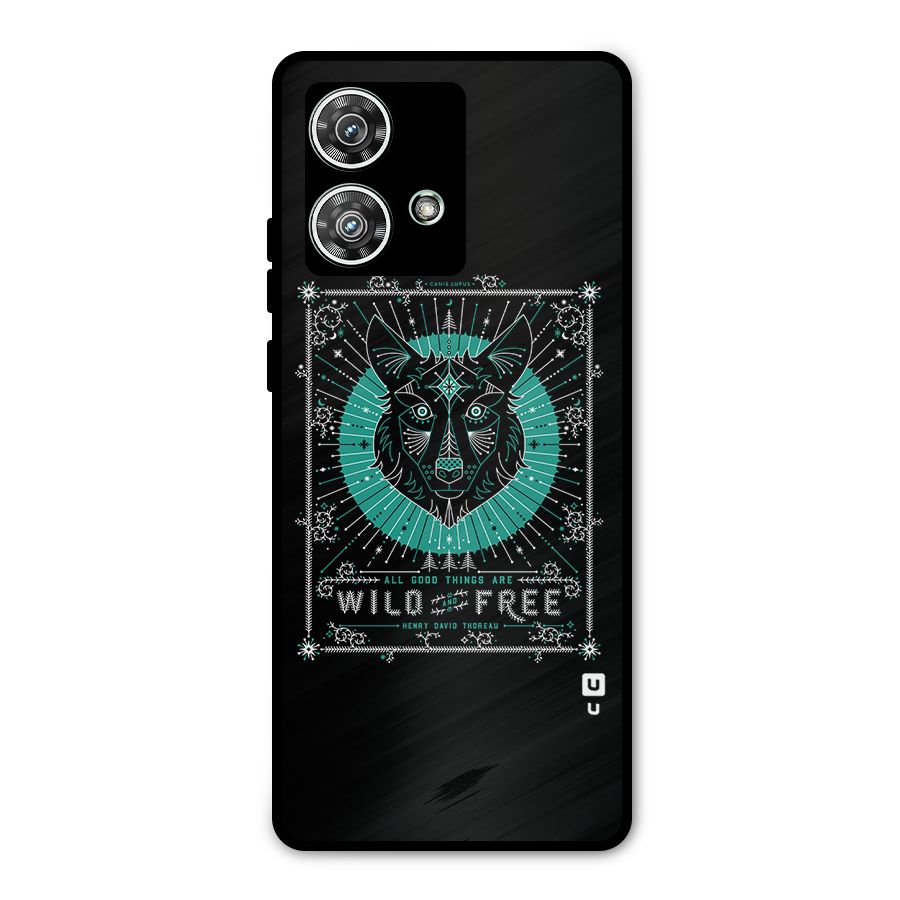 All Good Things Wild and Free Metal Back Case for Motorola Edge 40 Neo