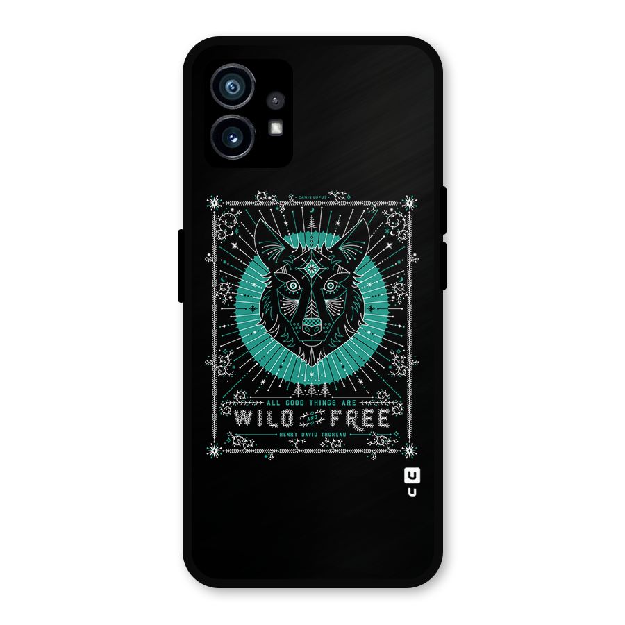 All Good Things Wild and Free Metal Back Case for Nothing Phone 1