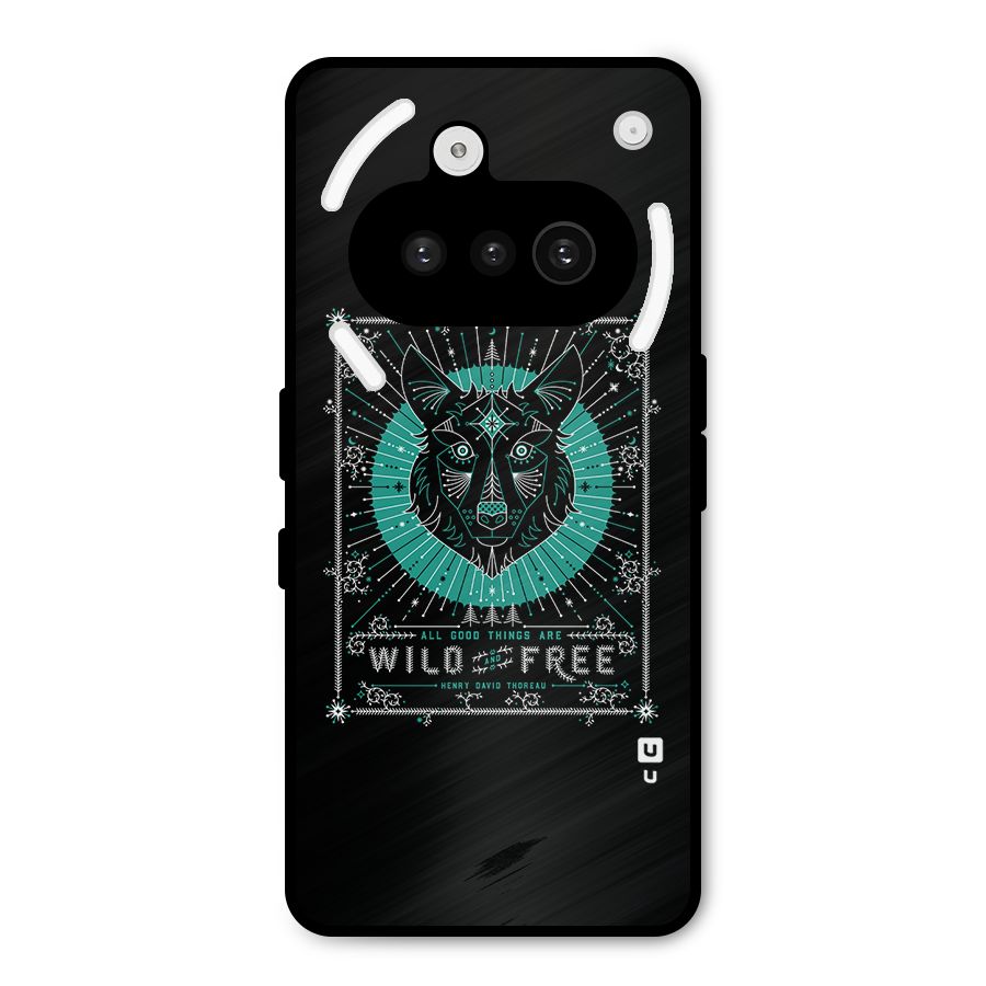 All Good Things Wild and Free Metal Back Case for Nothing Phone 3a