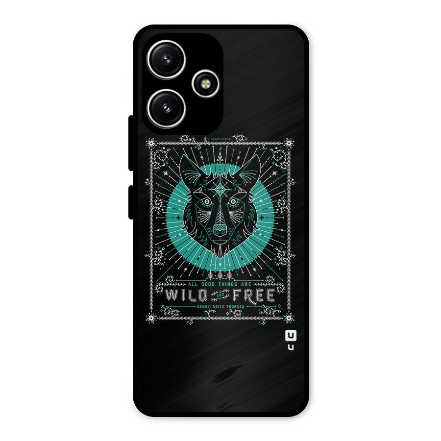 All Good Things Wild and Free Metal Back Case for Poco M6 Pro