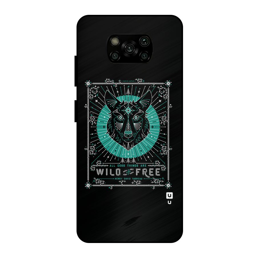 All Good Things Wild and Free Metal Back Case for Poco X3